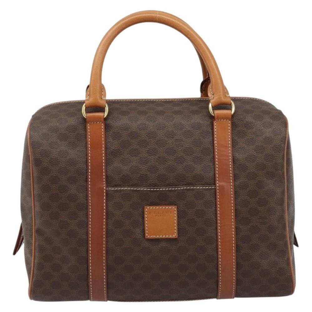 Celine Macadam Boston Bag Brown